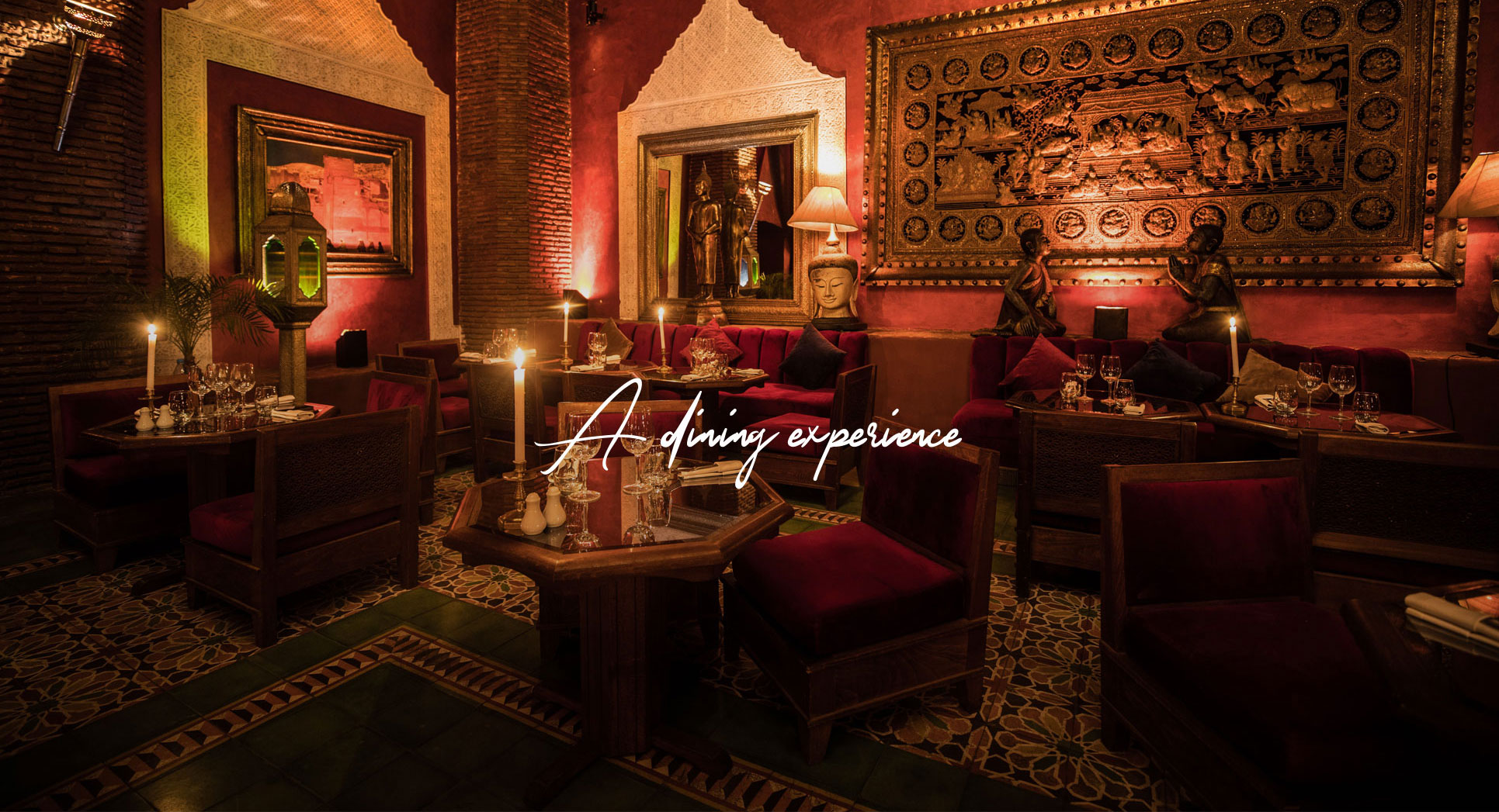 Restaurant diner spectacle Marrakech