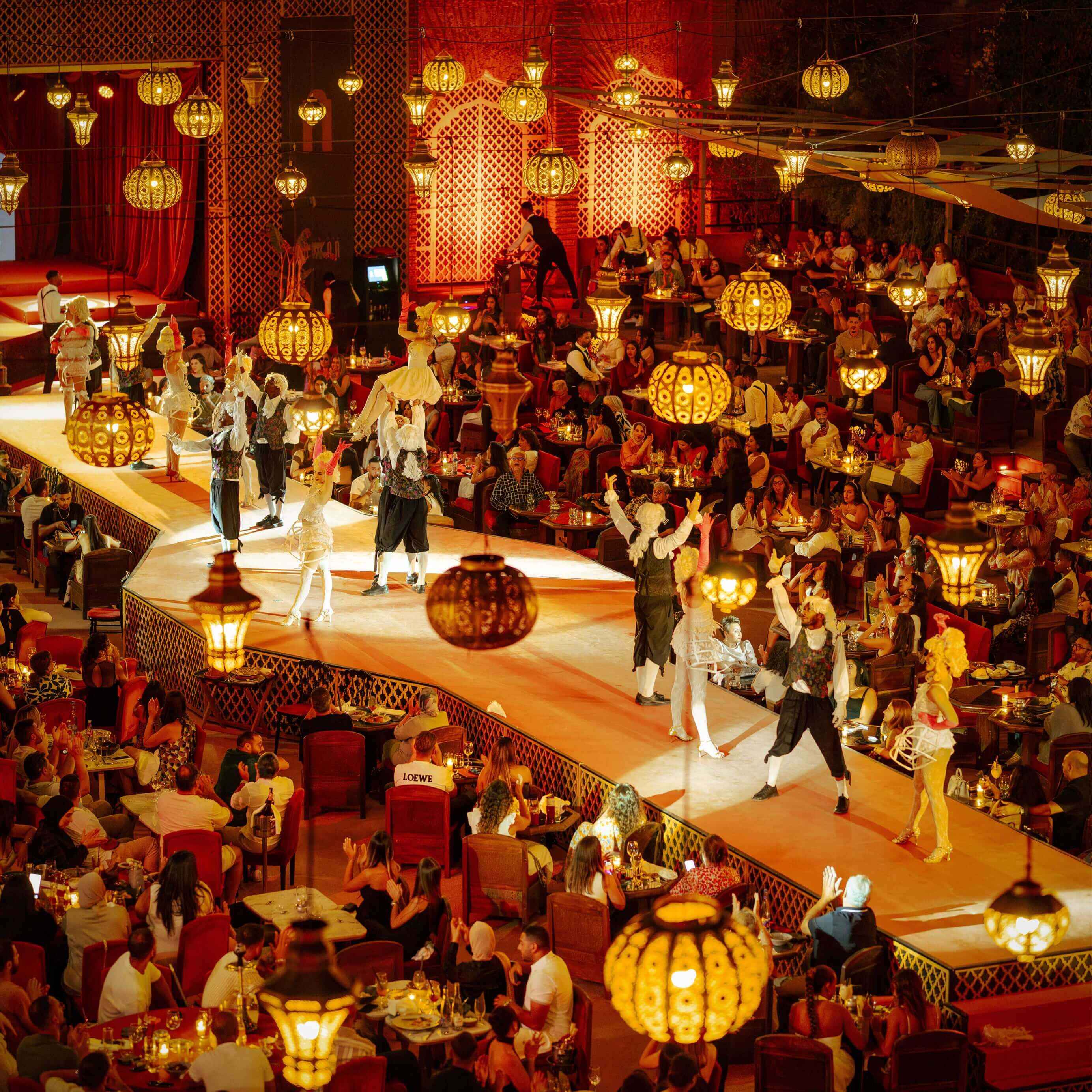 Restaurant spectacle traditionnel marrakech